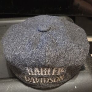 Harley-Davidson Charcoal Wool Beret